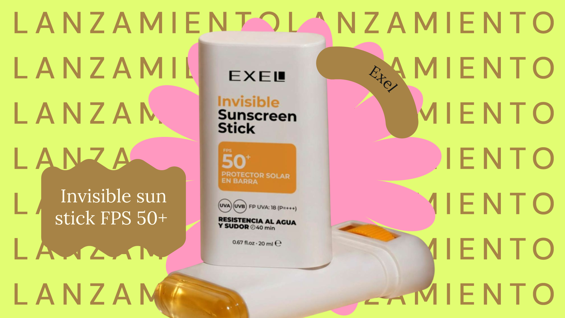 Exel lanza su Invisible Sunscreen Stick: protección solar sin límites
