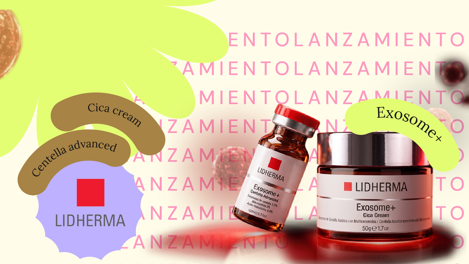 Lidherma Exosome+: Centella Advanced y Cica Cream